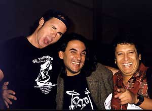 Chad Smith, El Negro & Victor Mendoza