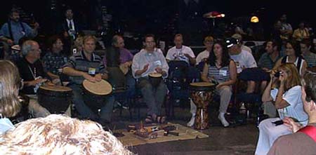 Drum Circle at Summer NAMM