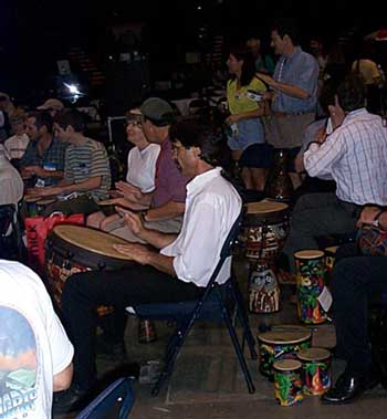 Drum Circle at Summer NAMM