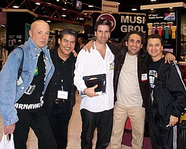 Ian Croft, Raul Rekow, El Negro Hernandez & Karl Perazzo