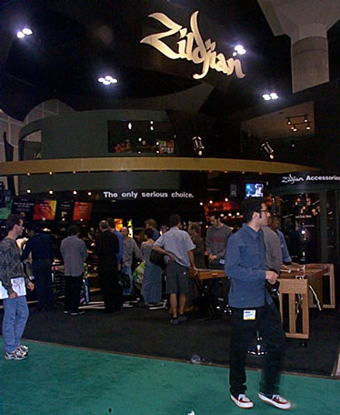 The Zildjian Booth