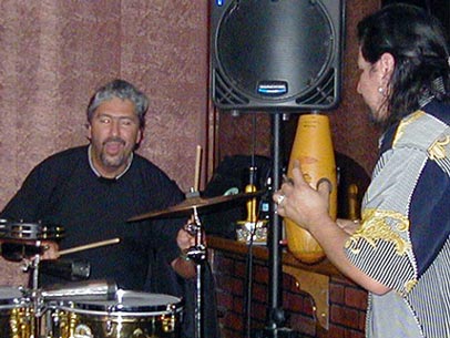 percussionist Luis Conte Chris Trujillo