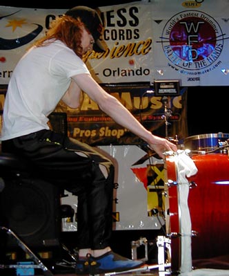 extreme sport drumming